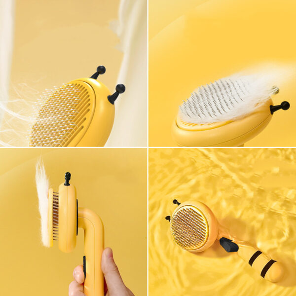 Small Bee Shaped Pet Cat Pin Comb
